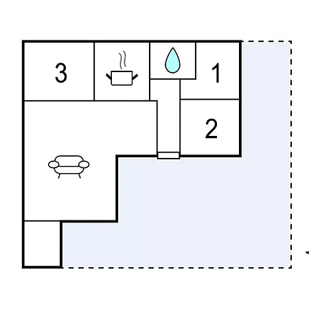 3 Bedroom Cozy In Feriehus